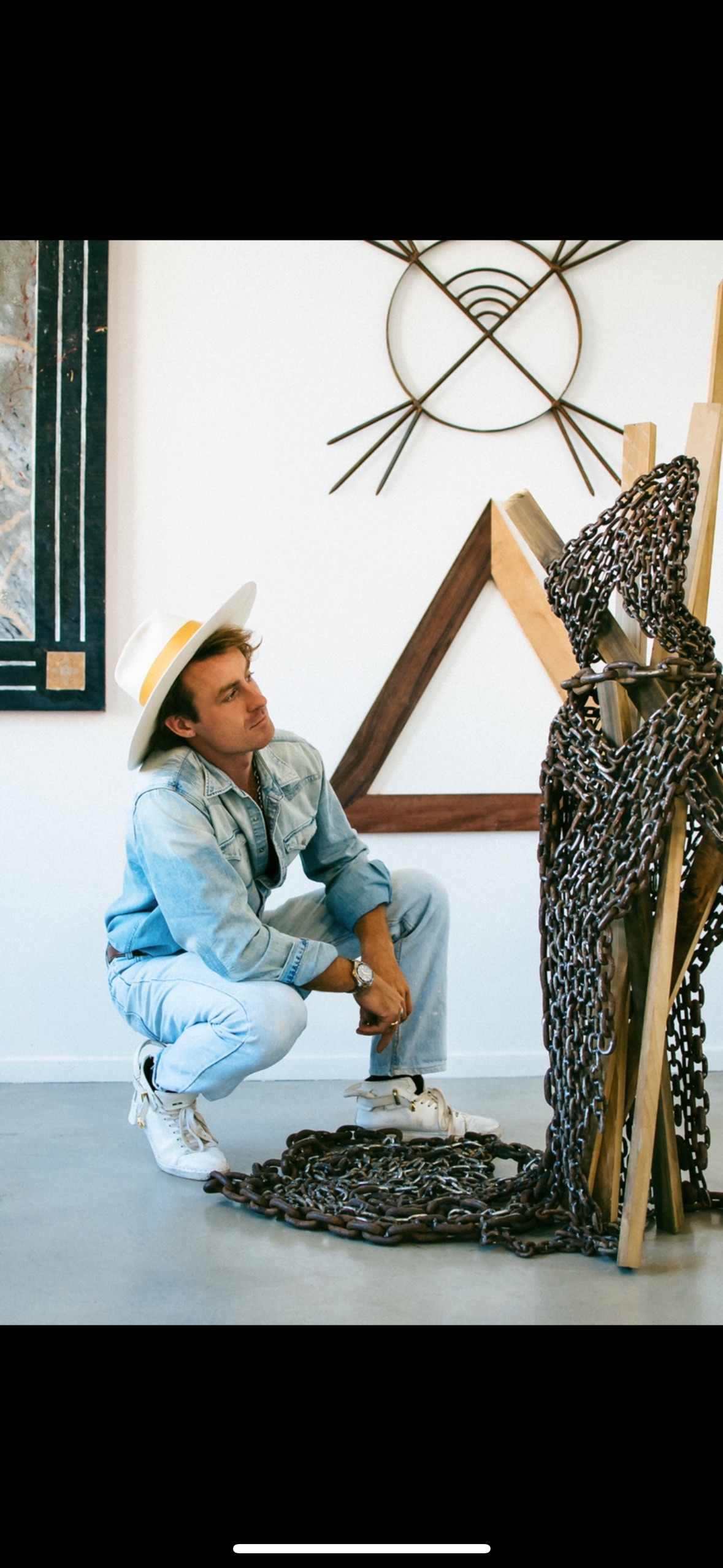 Stuart Mason in studio
